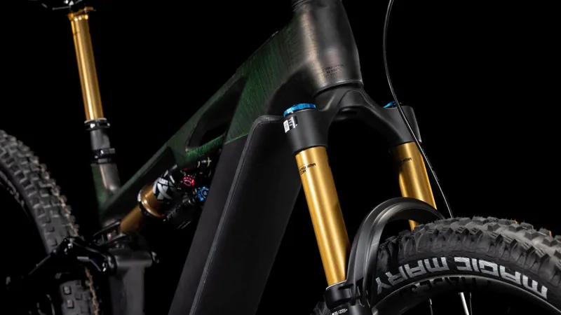 2025 Cube Stereo Hybrid one44 HPC SLT eMountain Bike in Liquid Lava/Black-2