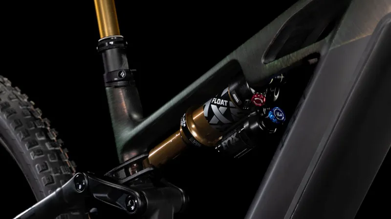 2025 Cube Stereo Hybrid one44 HPC SLT eMountain Bike in Liquid Lava/Black-5