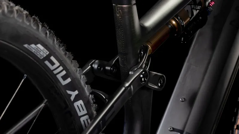 2025 Cube Stereo Hybrid one44 HPC SLT eMountain Bike in Liquid Lava/Black-6