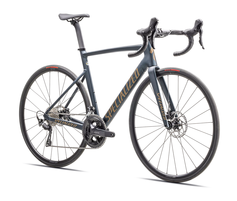 2025 Specialized Allez Sprint Comp Road Bike in Lake/Burnt Gold-1