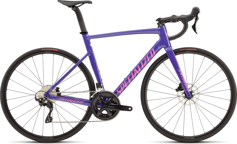 2025 Specialized Allez Sprint Comp Road Bike in Purple Haze and Rebel Pink