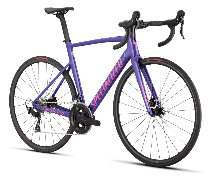 2025 Specialized Allez Sprint Comp Road Bike in Purple Haze and Rebel Pink-2