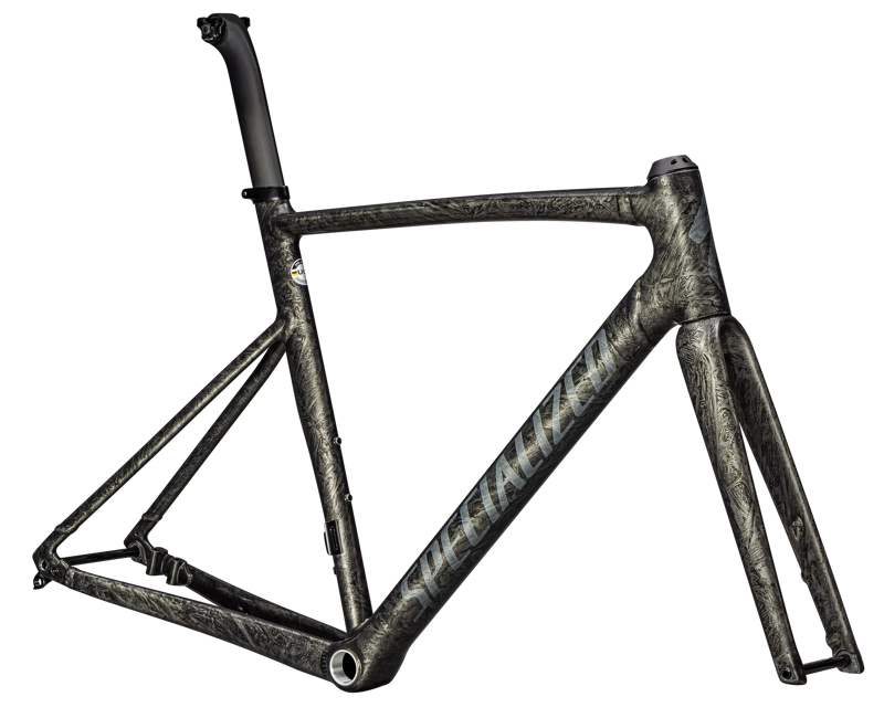 2025 Specialized Allez Sprint Road Frameset in Charcoal Strata/Fog-1