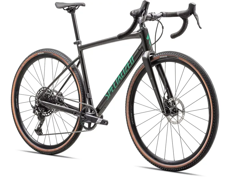 2025 Specialized Diverge Comp E5 Gravel Bike in Obsidian/Pine Green-1