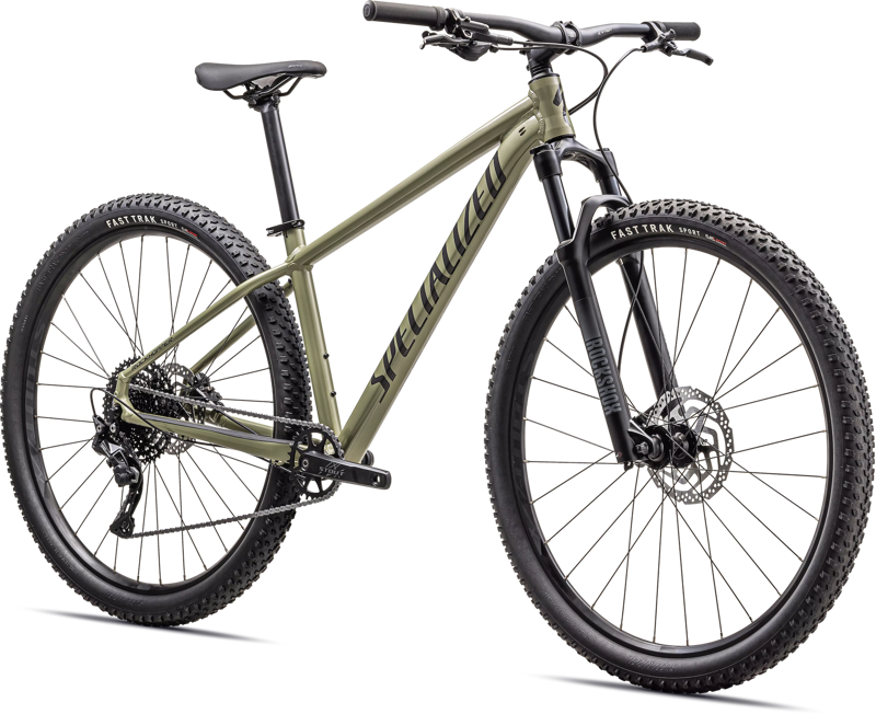 2025 Specialized Rockhopper Comp Mountain Bike Gloss Metallic Spruce Green-1
