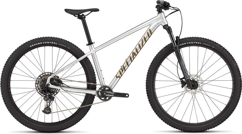 2025 Specialized Rockhopper Expert Mountain Bike in Silver