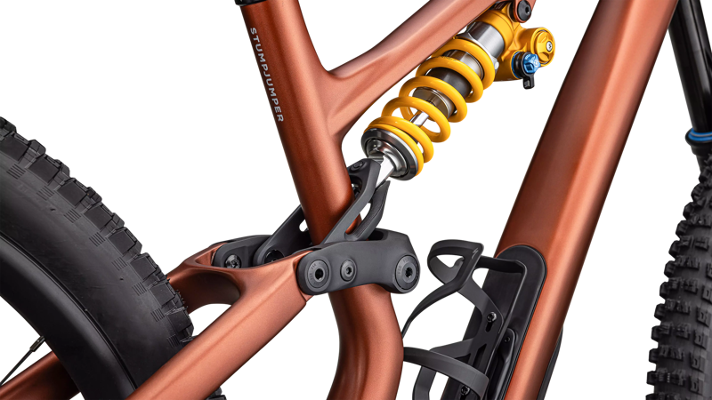 2025 Specialized Stumpjumper 15 Öhlins Coil Mountain Bike in Copper Speckle/Silver Satin Dust-6