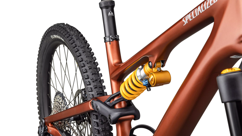 2025 Specialized Stumpjumper 15 Öhlins Coil Mountain Bike in Copper Speckle/Silver Satin Dust-5