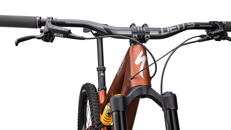 2025 Specialized Stumpjumper 15 Öhlins Coil Mountain Bike in Copper Speckle/Silver Satin Dust-4