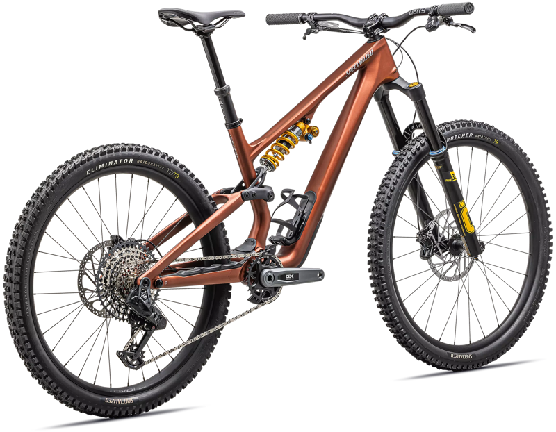 2025 Specialized Stumpjumper 15 Öhlins Coil Mountain Bike in Copper Speckle/Silver Satin Dust-2