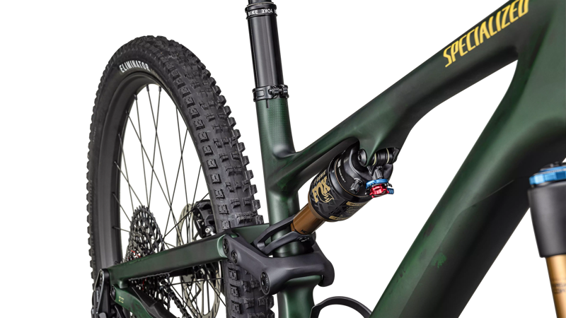 2025 Specialized Stumpjumper 15 Pro Mountain Bike in Green Tint/Gunmetal/Metallic Sulphur-5