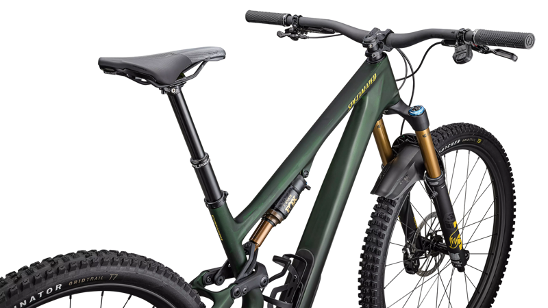 2025 Specialized Stumpjumper 15 Pro Mountain Bike in Green Tint/Gunmetal/Metallic Sulphur-3