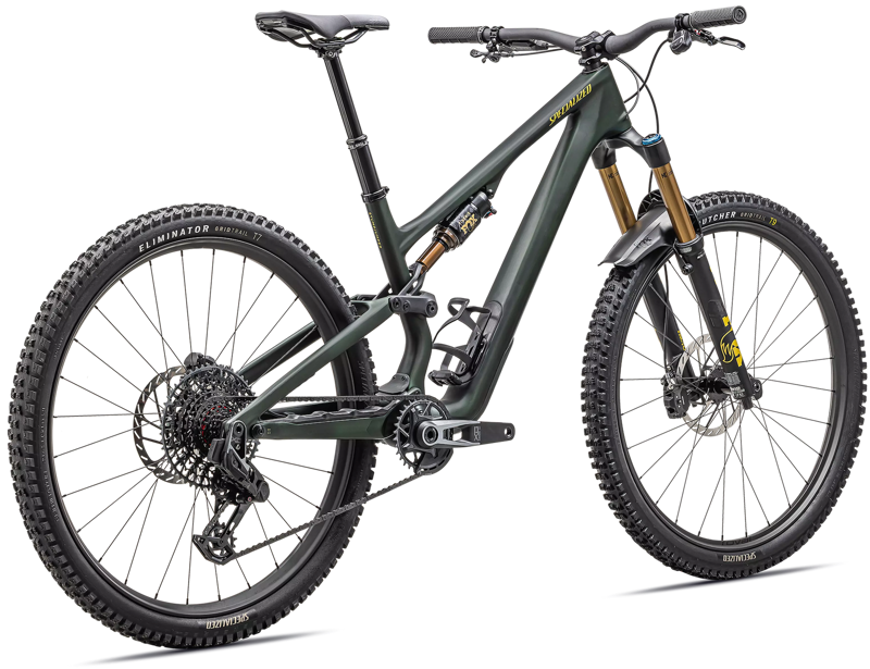 2025 Specialized Stumpjumper 15 Pro Mountain Bike in Green Tint/Gunmetal/Metallic Sulphur-2