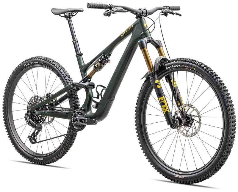 2025 Specialized Stumpjumper 15 Pro Mountain Bike in Green Tint/Gunmetal/Metallic Sulphur-1