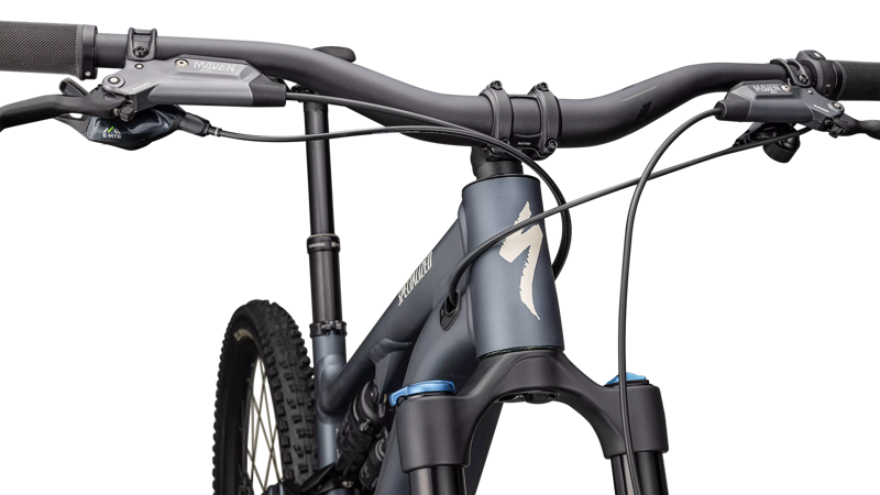 2025 Specialized Turbo Levo SL Comp Alloy eMountain Bike in Cast Blue Metallic/Dark Navy/White Mountains-4