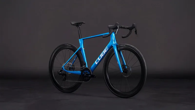 Cube Agree c:62 EX 2026 Road Bike in Topasblue/White-1