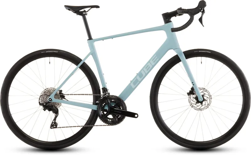 2026 Cube Attain C:62 Carbon Race Road Bike In Skylight Blue/Cyan