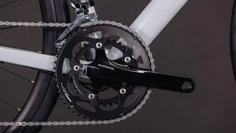 2026 Cube Attain Race Road Bike In Fog Grey/Shift-3