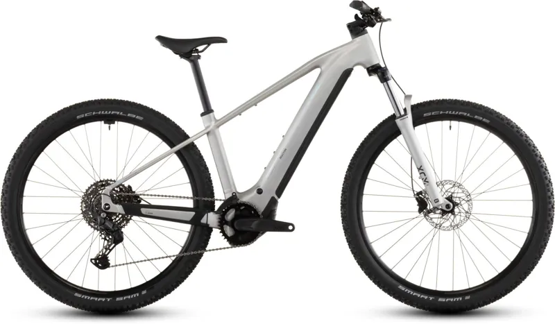 2026 Cube Reaction Hybrid One 600 E-MTB in Sleek Grey/Prism