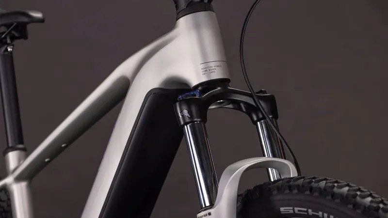 2026 Cube Reaction Hybrid One 600 E-MTB in Sleek Grey/Prism-6