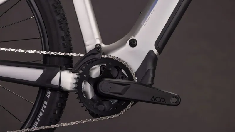 2026 Cube Reaction Hybrid One 600 E-MTB in Sleek Grey/Prism-7