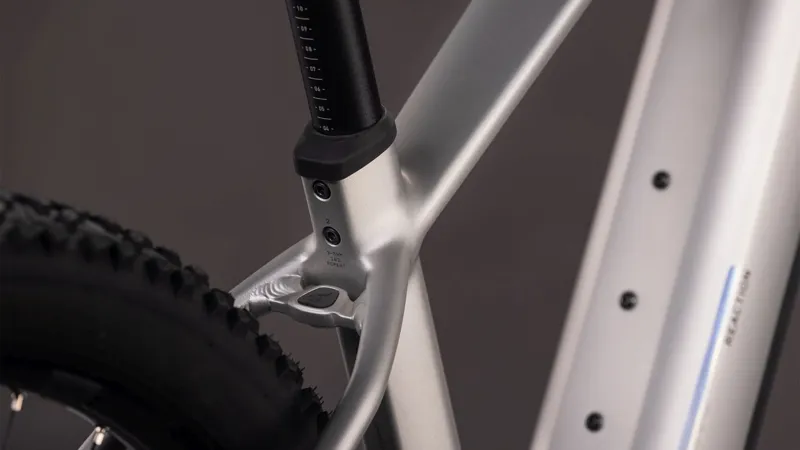 2026 Cube Reaction Hybrid One 600 E-MTB in Sleek Grey/Prism-8