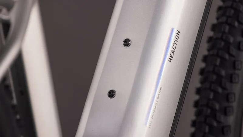 2026 Cube Reaction Hybrid One 600 E-MTB in Sleek Grey/Prism-9