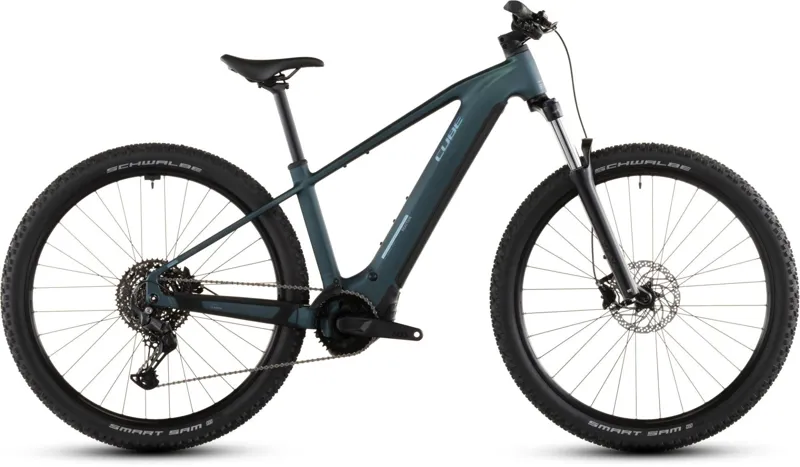 2026 Cube Reaction Hybrid One 800 E-MTB in Royal Green/Prism