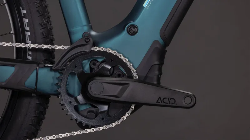 2026 Cube Reaction Hybrid One 800 E-MTB in Royal Green/Prism-7