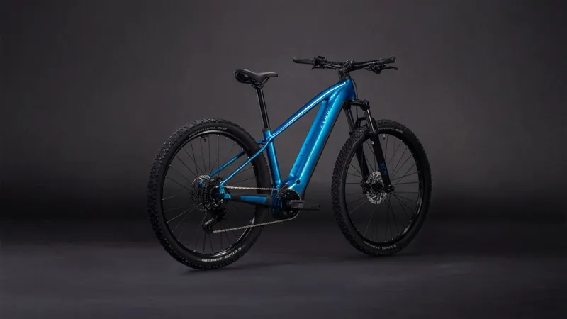 2026 Cube Reaction Hybrid Performance 600 E-MTB in Electric Blue/Dazzle-1