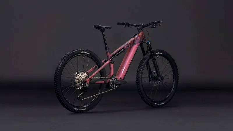 2026 Cube Stereo Hybrid One44 HPC SLX 800 E-MTB in Shift Blush/Art-1
