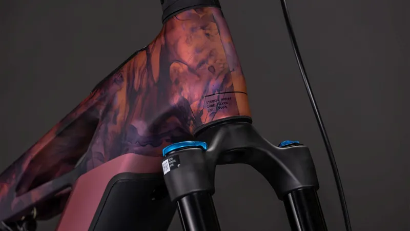 2026 Cube Stereo Hybrid One44 HPC SLX 800 E-MTB in Shift Blush/Art-2