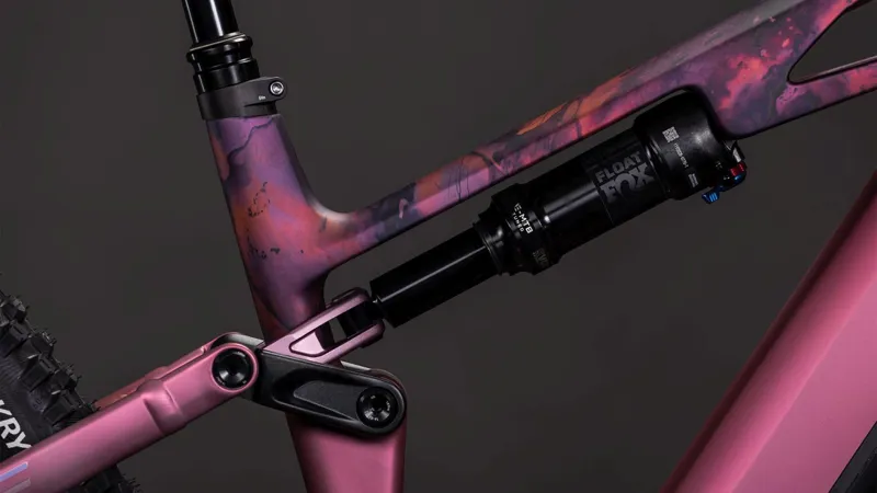 2026 Cube Stereo Hybrid One44 HPC SLX 800 E-MTB in Shift Blush/Art-5