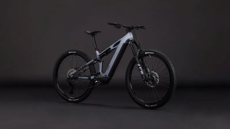 2026 Cube Stereo Hybrid ONE44 HPC SLX EVO 800 E-MTB in Slate Grey/Black-1