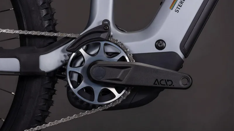 2026 Cube Stereo Hybrid ONE44 HPC SLX EVO 800 E-MTB in Slate Grey/Black-5