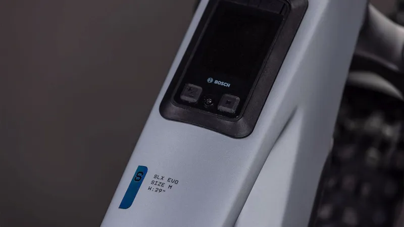 2026 Cube Stereo Hybrid ONE44 HPC SLX EVO 800 E-MTB in Slate Grey/Black-7