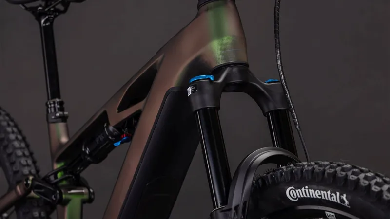 2026 Cube Stereo Hybrid ONE44 HPC SLX EVO 800 E-MTB in Stellar Grey-2