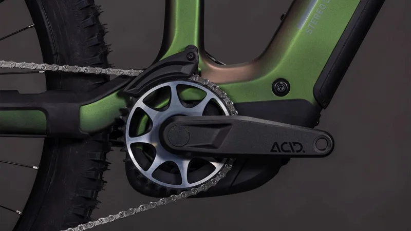 2026 Cube Stereo Hybrid ONE44 HPC SLX EVO 800 E-MTB in Stellar Grey-5