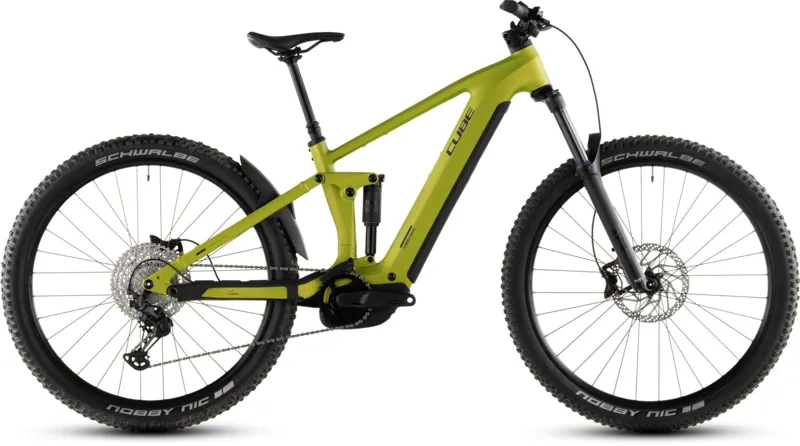 2026 Cube Stereo Hybrid One44 Pro 800 E-MTB in Lizard/Black