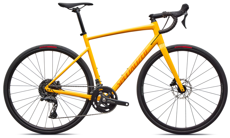 2026 Specialized Allez Road Bike in California Sunshine/Orange Zest