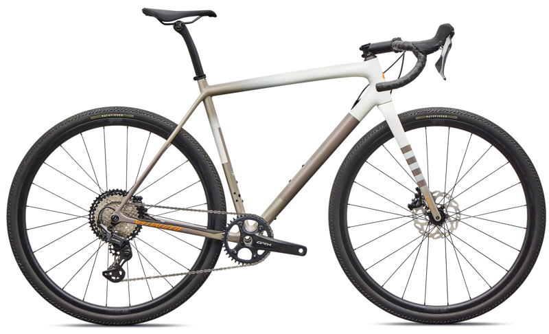 2026 Specialized Crux Comp Gravel Bike in Dune White/Sandstone