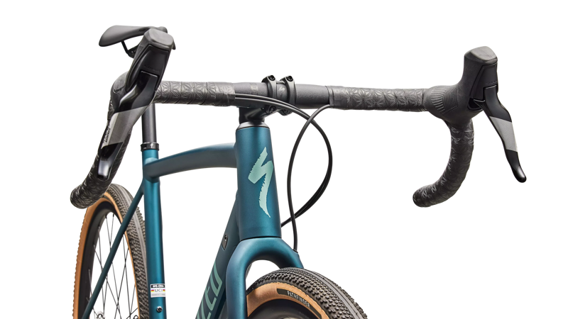2026 Specialized Crux DSW Comp Gravel Bike in Emerald Metallic/Fjord-4