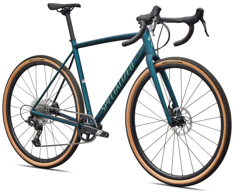2026 Specialized Crux DSW Comp Gravel Bike in Emerald Metallic/Fjord-1