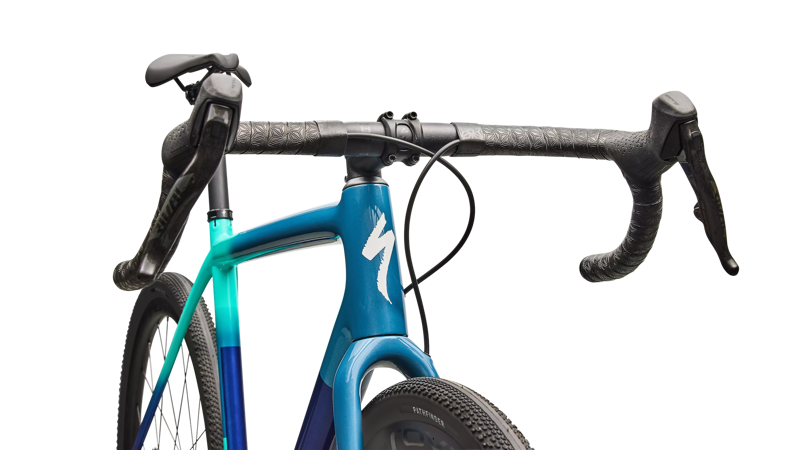 2026 Specialized Crux Expert SRAM Rival XPLR AXS Gravel Bike in Grey Blue Lagoon-4