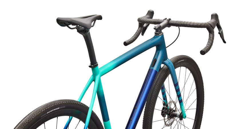 2026 Specialized Crux Expert SRAM Rival XPLR AXS Gravel Bike in Grey Blue Lagoon-3