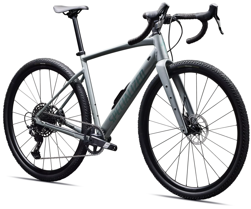 2026 Specialized Diverge 4 Comp Alloy SRAM Apex Gravel Bike in Shadow Silver-1