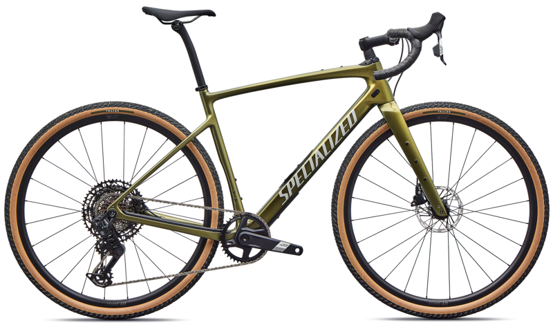2026 Specialized Diverge 4 Comp Carbon SRAM Apex AXS/S1000 Gravel Bike in Laurel Green