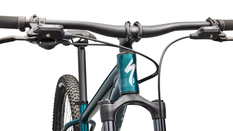 2026 Specialized Rockhopper Expert Mountain Bike in Gloss Emerald Metallic-4