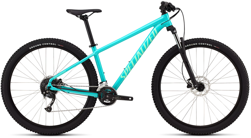 2026 Specialized Rockhopper Hardtail Mountain Bike in Gloss Lagoon Blue