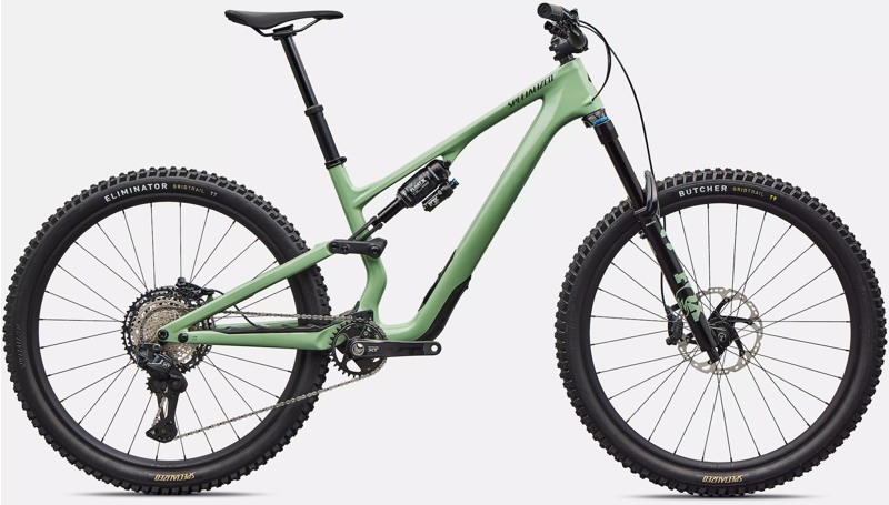 2026 Specialized Stumpjumper 15 EVO Expert Di2 MTB in Gloss Pistachio